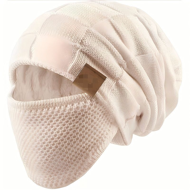Set Unisex - Berretto e Maschera - Maglia Invernale