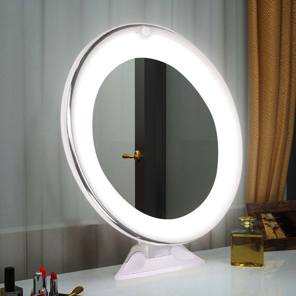 Specchio LED Vanity 10x - Ingrandimento 360° - Luci Potenti