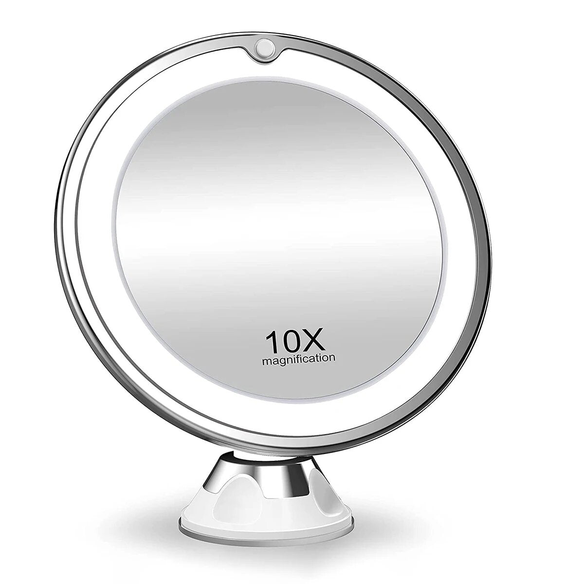 Specchio LED Vanity 10x - Ingrandimento 360° - Luci Potenti