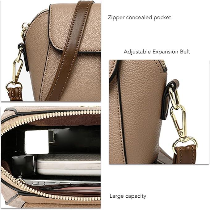 Chaya - Borsa a Tracolla Compatta in Pelle da Donna