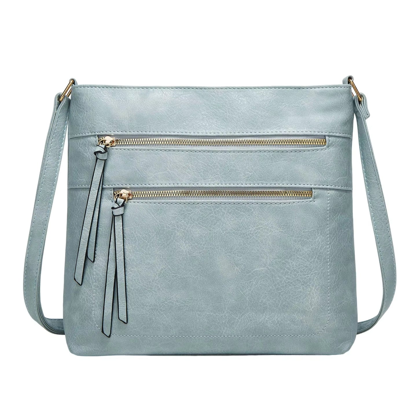 Inverno - Leren Schoudertas met Nappa Aflwerking