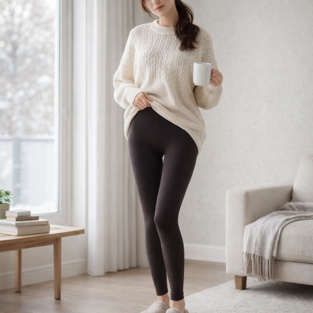 Alice Leggings Termici Velluto - Vita Alta - Caldi - Modellanti