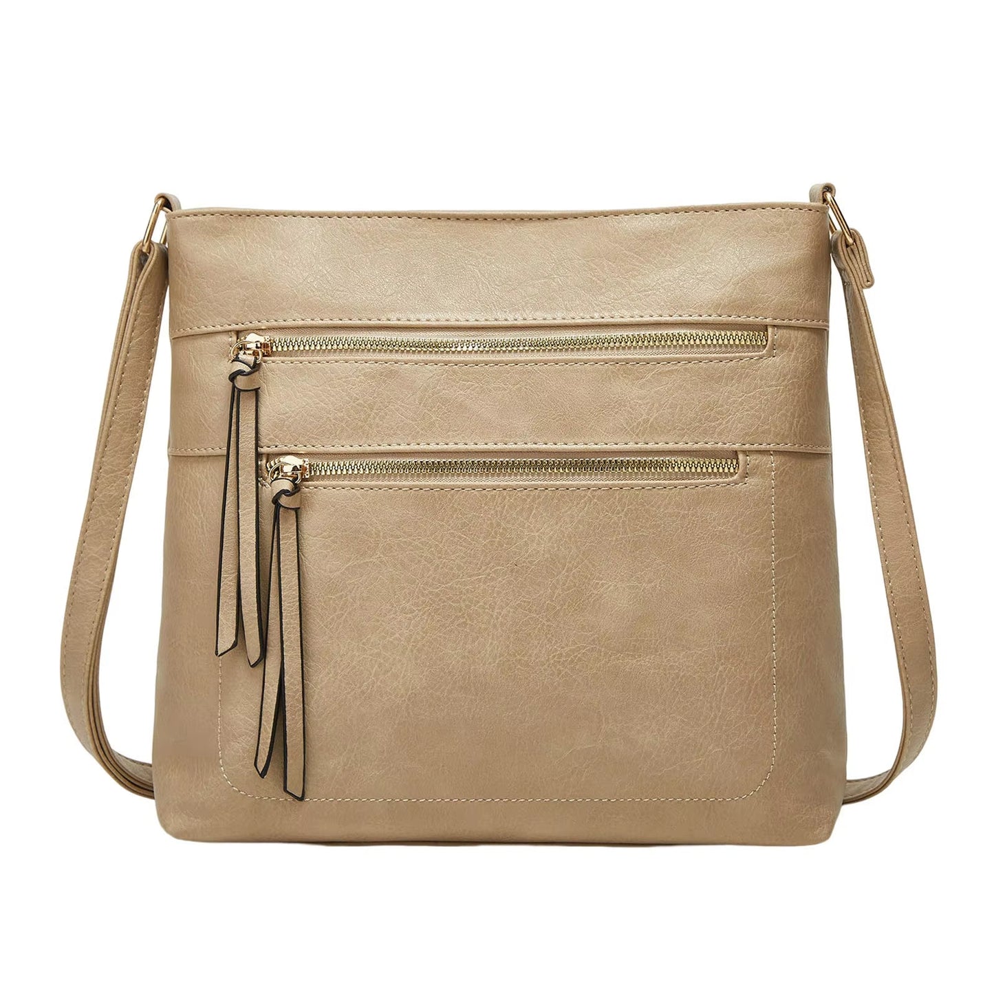 Inverno - Leren Schoudertas met Nappa Aflwerking