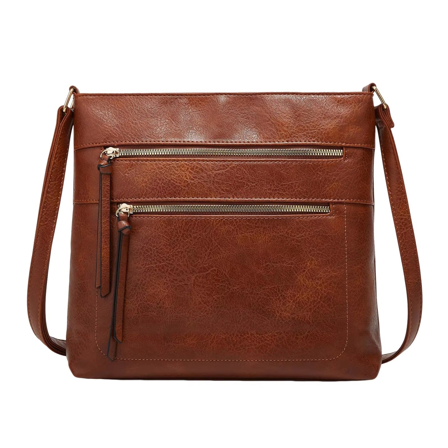 Inverno - Leren Schoudertas met Nappa Aflwerking
