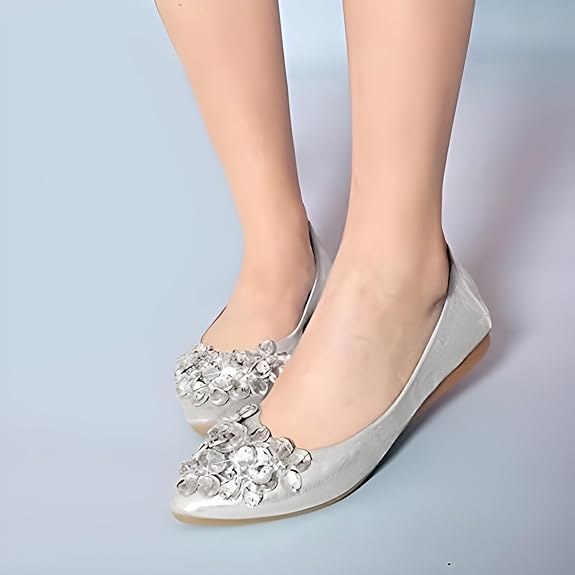 Ballerine Lucide con Zirconi - Eleganza e Comfort