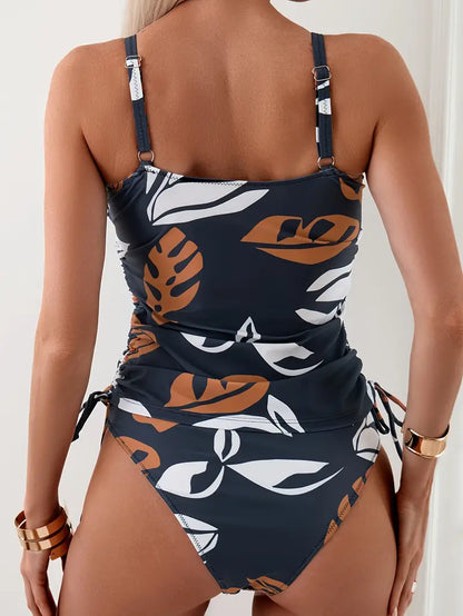 Tankini Venere – Stampa Fogliare Estiva