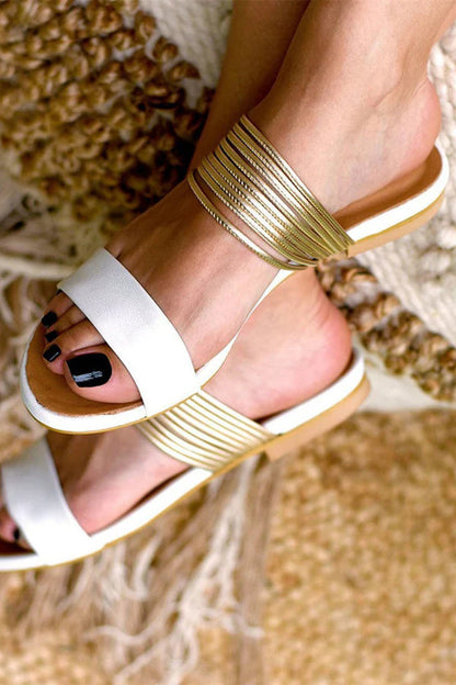 Sanne - Eleganti pantofole in cotone per donne