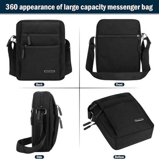 Borsa a Tracolla Uomo - Antifurto Impermeabile Elegante