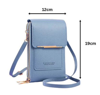 SCORREVOLI - Premium Borsa a Tracolla con Touchscreen