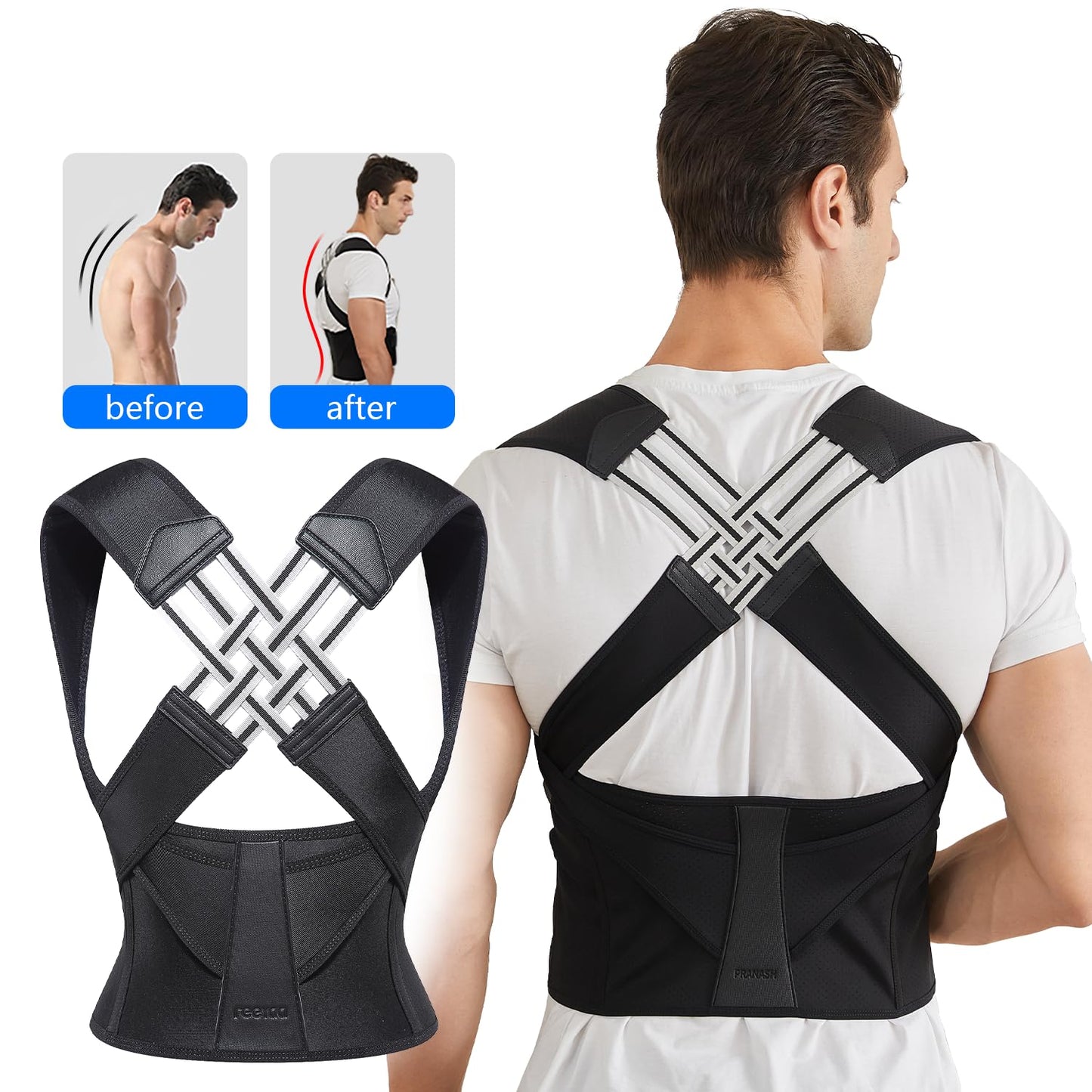 Correttore Posturale Schiena - Supporto Ergonomico - Sollievo Dolore