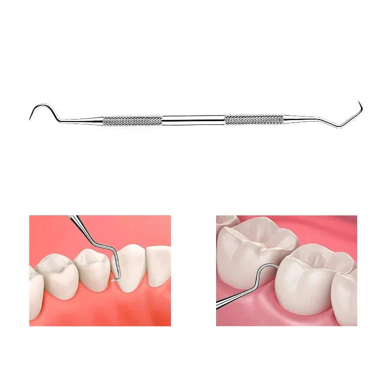 Dentaclean - Roestvrijstalen Explorer & Raschietter