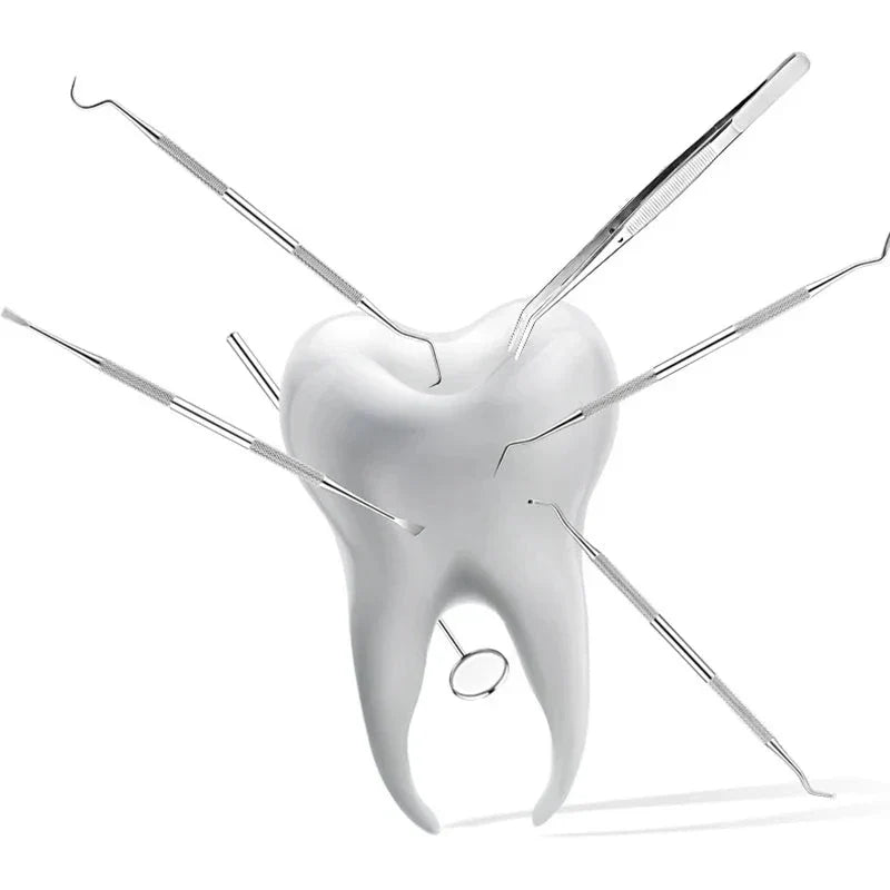 Dentaclean - Roestvrijstalen Explorer & Raschietter