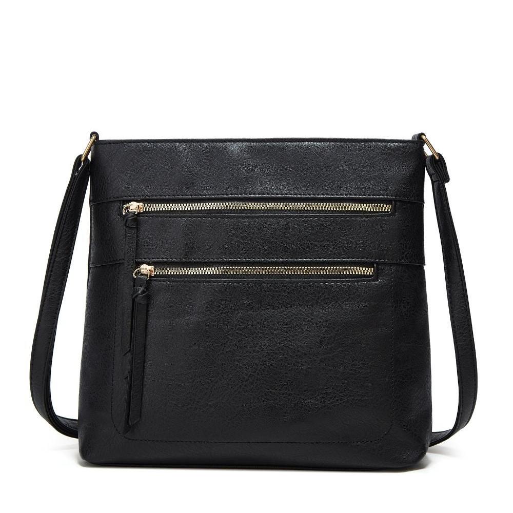 Inverno - Leren Schoudertas met Nappa Aflwerking