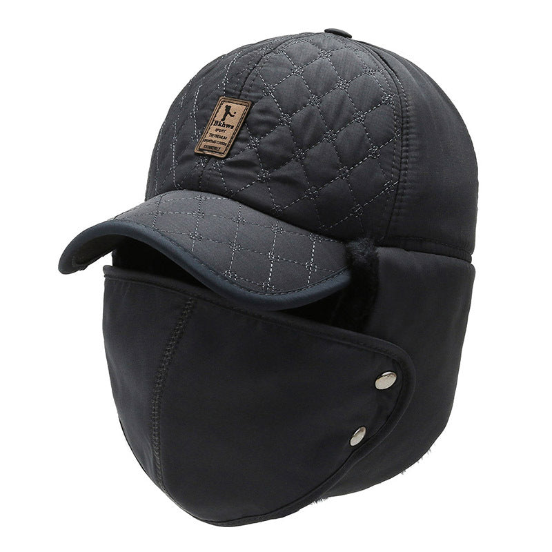 Thermsoft - Cappello Balaclava Invernale Imbottito - Visiera