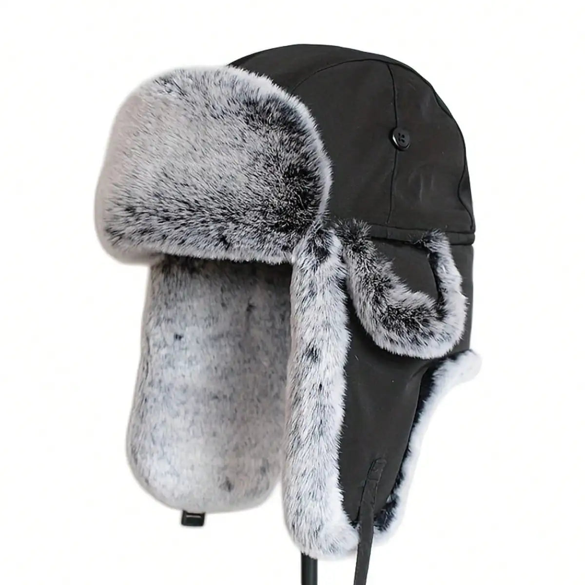 Cappello Trapper Invernale - Unisex - Isolato - con Pelliccia Sintetica