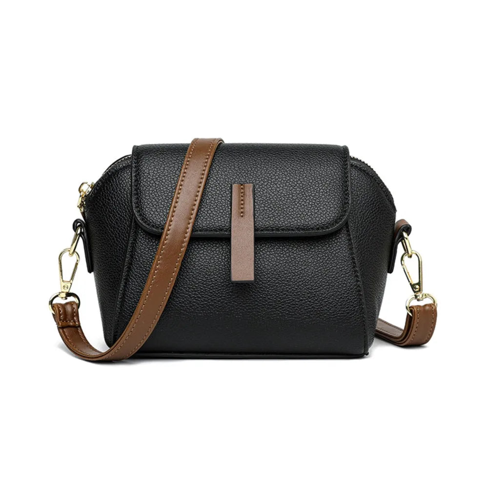 Chaya - Borsa a Tracolla Compatta in Pelle da Donna