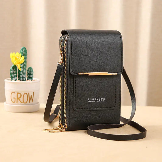SCORREVOLI - Premium Borsa a Tracolla con Touchscreen