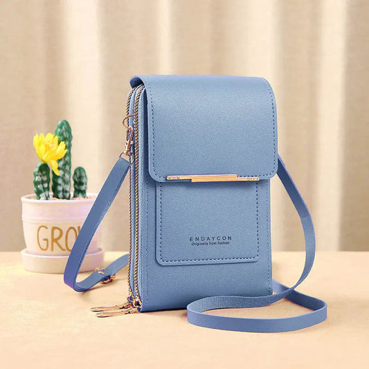 SCORREVOLI - Premium Borsa a Tracolla con Touchscreen