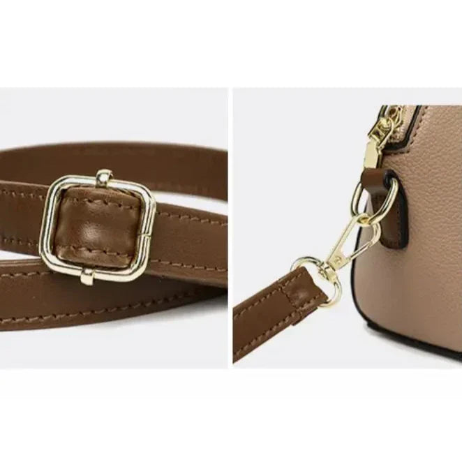 Chaya - Borsa a Tracolla Compatta in Pelle da Donna