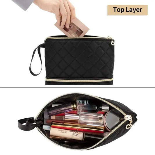 Emma | Elegante, compacte en georganiseerde cosmetica borsa - Stijlvol & Praktisch
