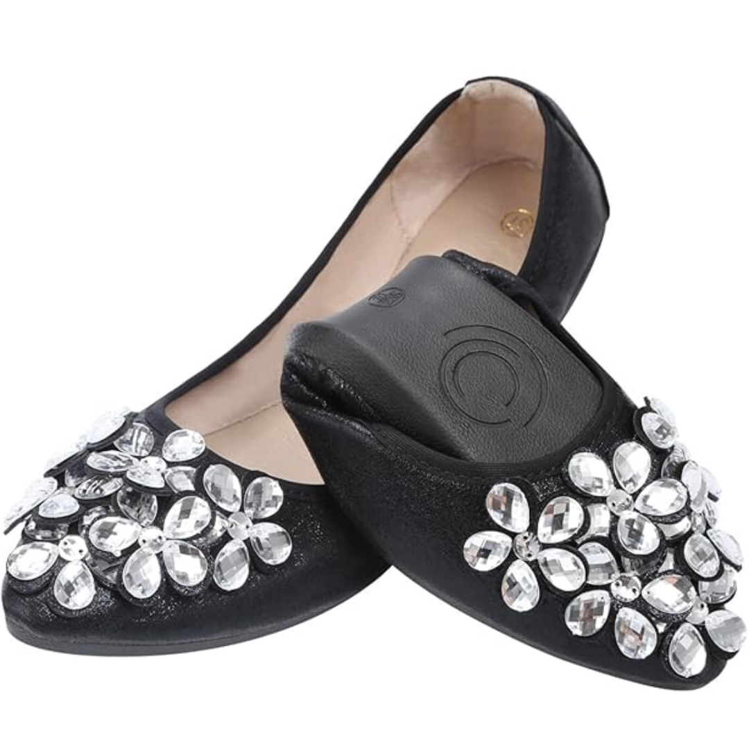 Ballerine Lucide con Zirconi - Eleganza e Comfort