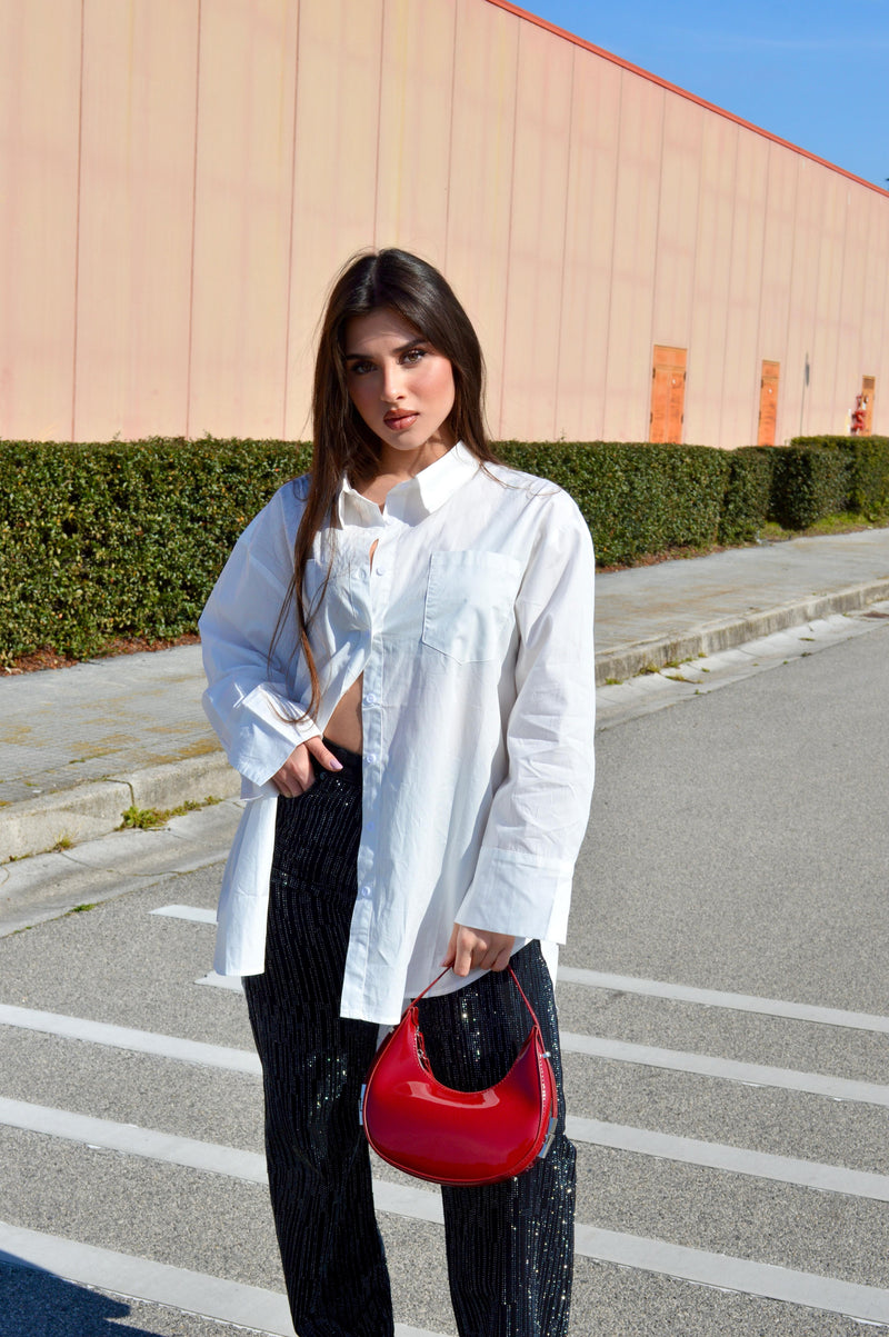 Camicione Ines Oversize Bianco