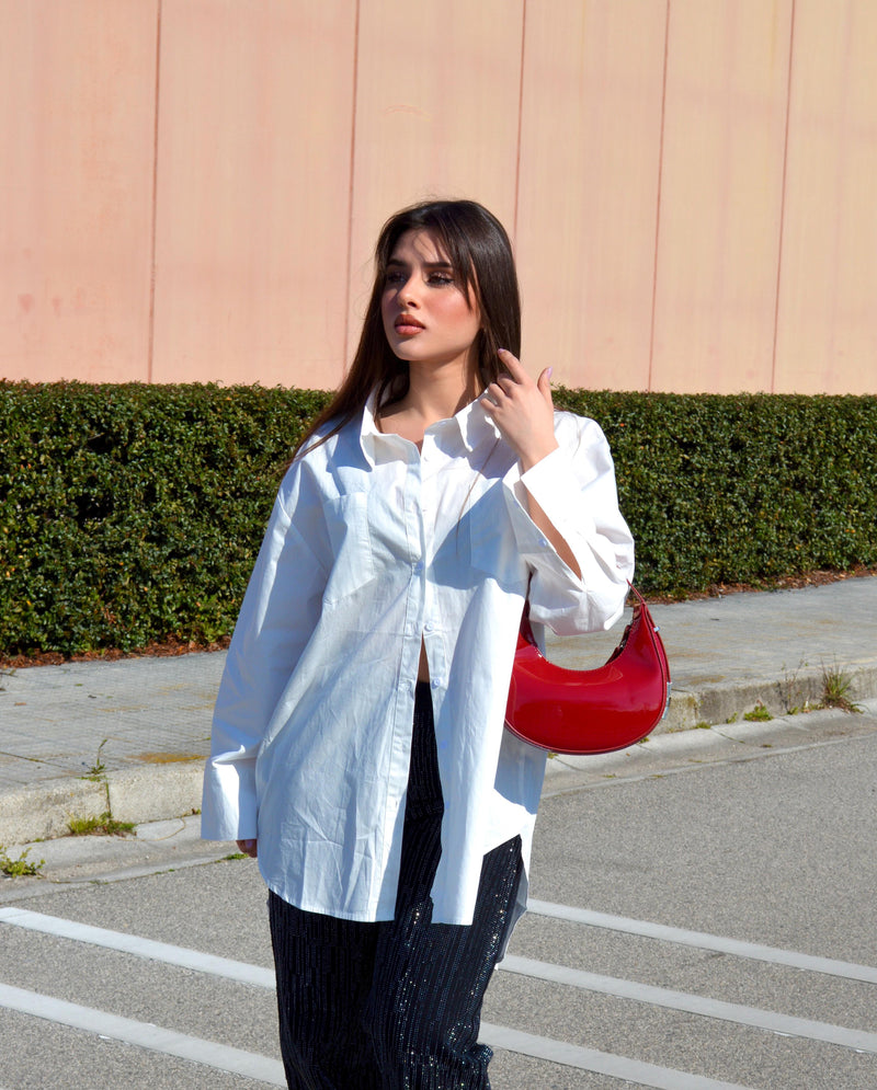 Camicione Ines Oversize Bianco