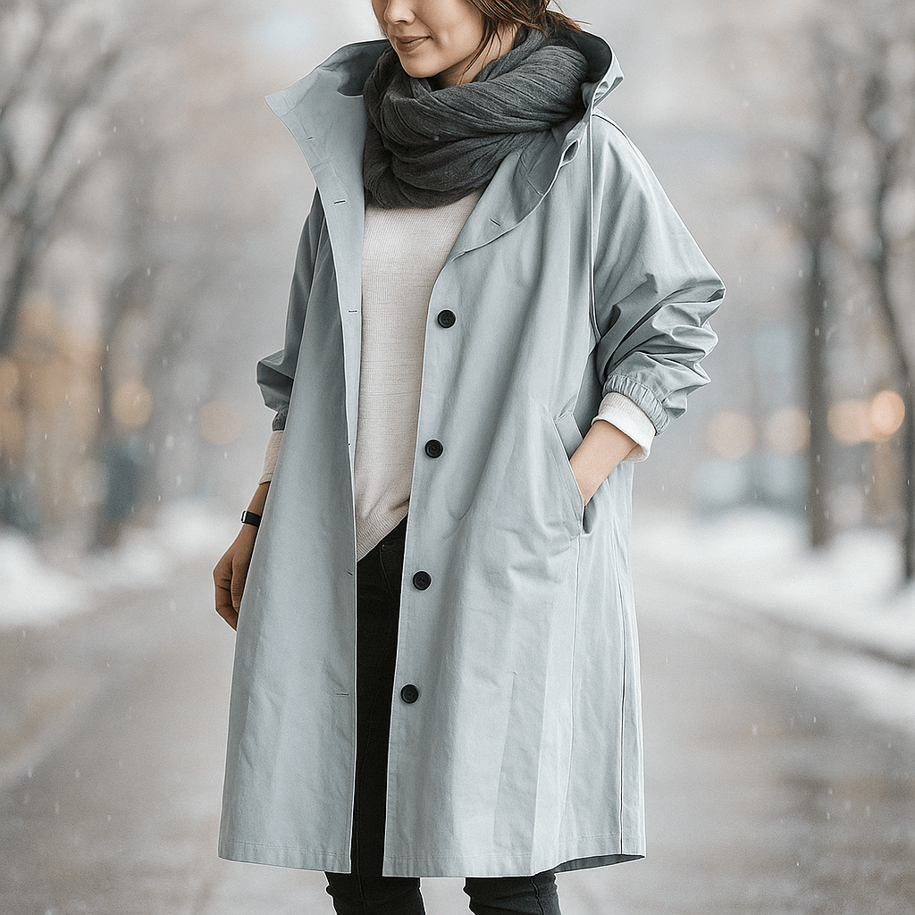 Angelica - Cappotto Lungo Donna - Elegante Stile Senza Tempo