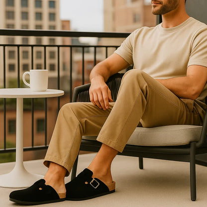 Chodaki da uomo in suede Lorenzo