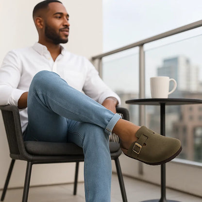 Chodaki da uomo in suede Lorenzo