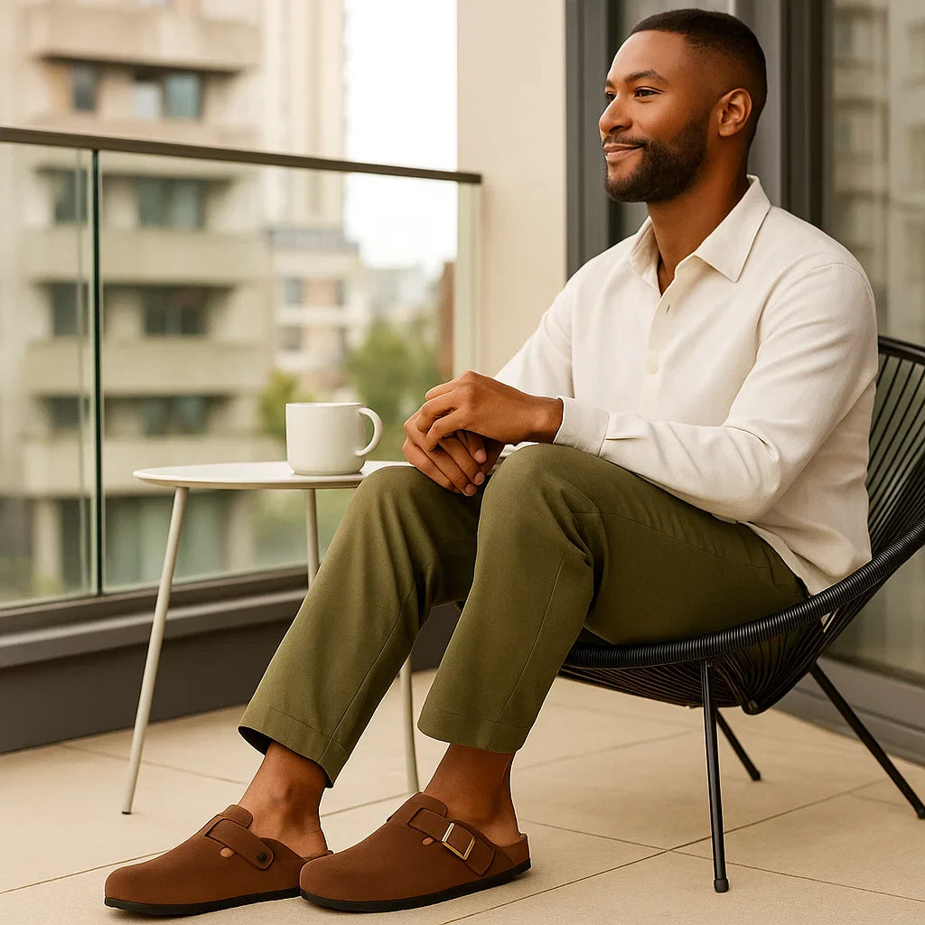 Chodaki da uomo in suede Lorenzo