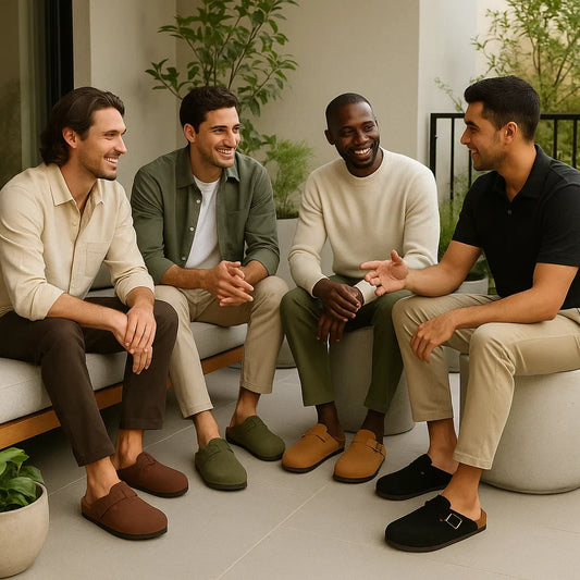 Chodaki da uomo in suede Lorenzo