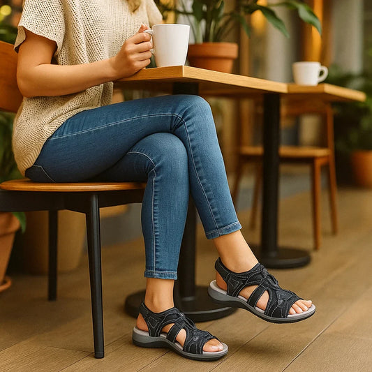 Sandali Donna con Punta Aperta – Comfort e Stile