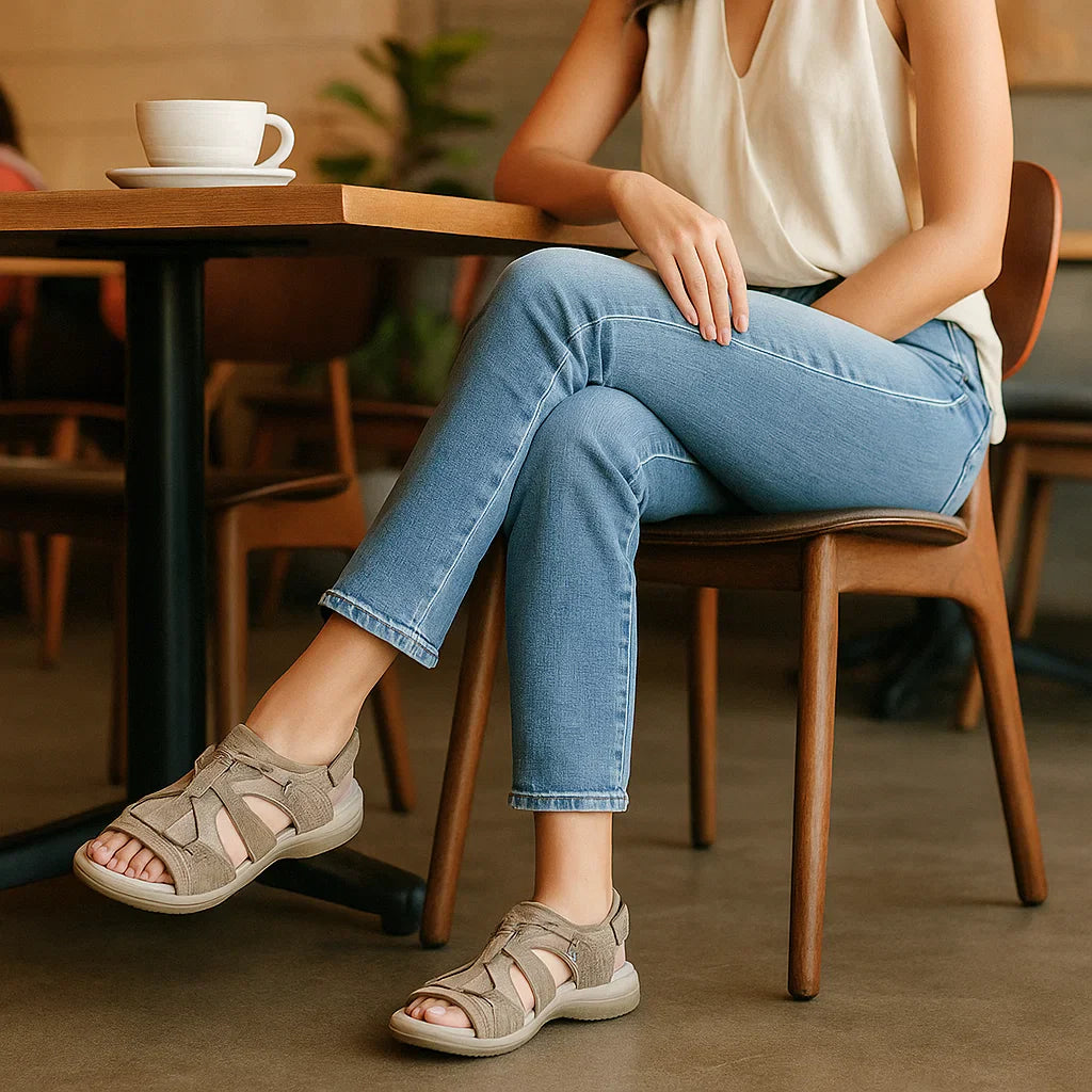 Sandali Donna con Punta Aperta – Comfort e Stile