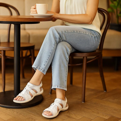 Sandali Donna con Punta Aperta – Comfort e Stile