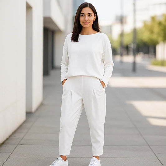 Giulia – Completo Estivo con Pantaloni Eleganti