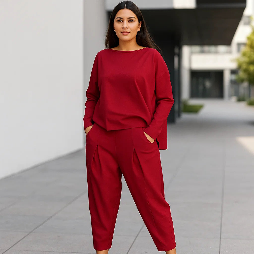 Giulia – Completo Estivo con Pantaloni Eleganti