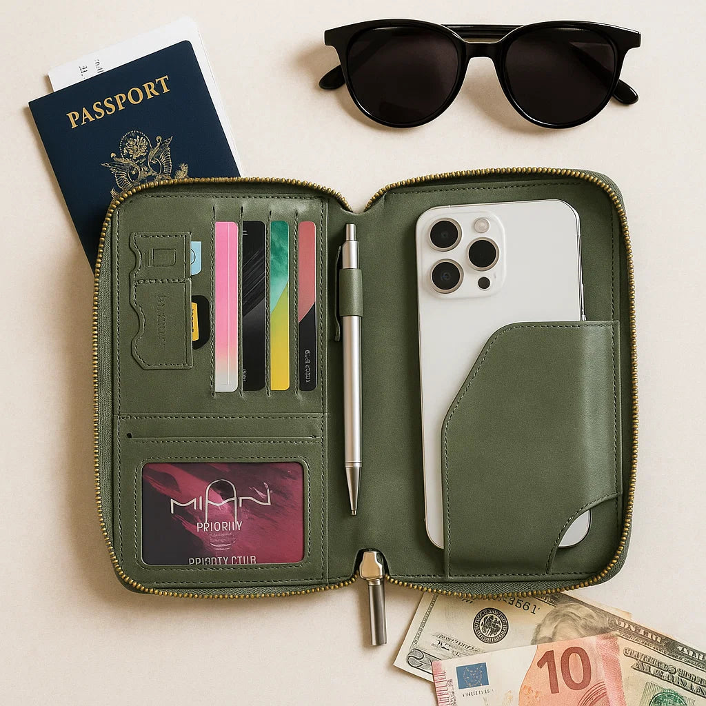 Dalia – Portafoglio Porta Passaporto RFID