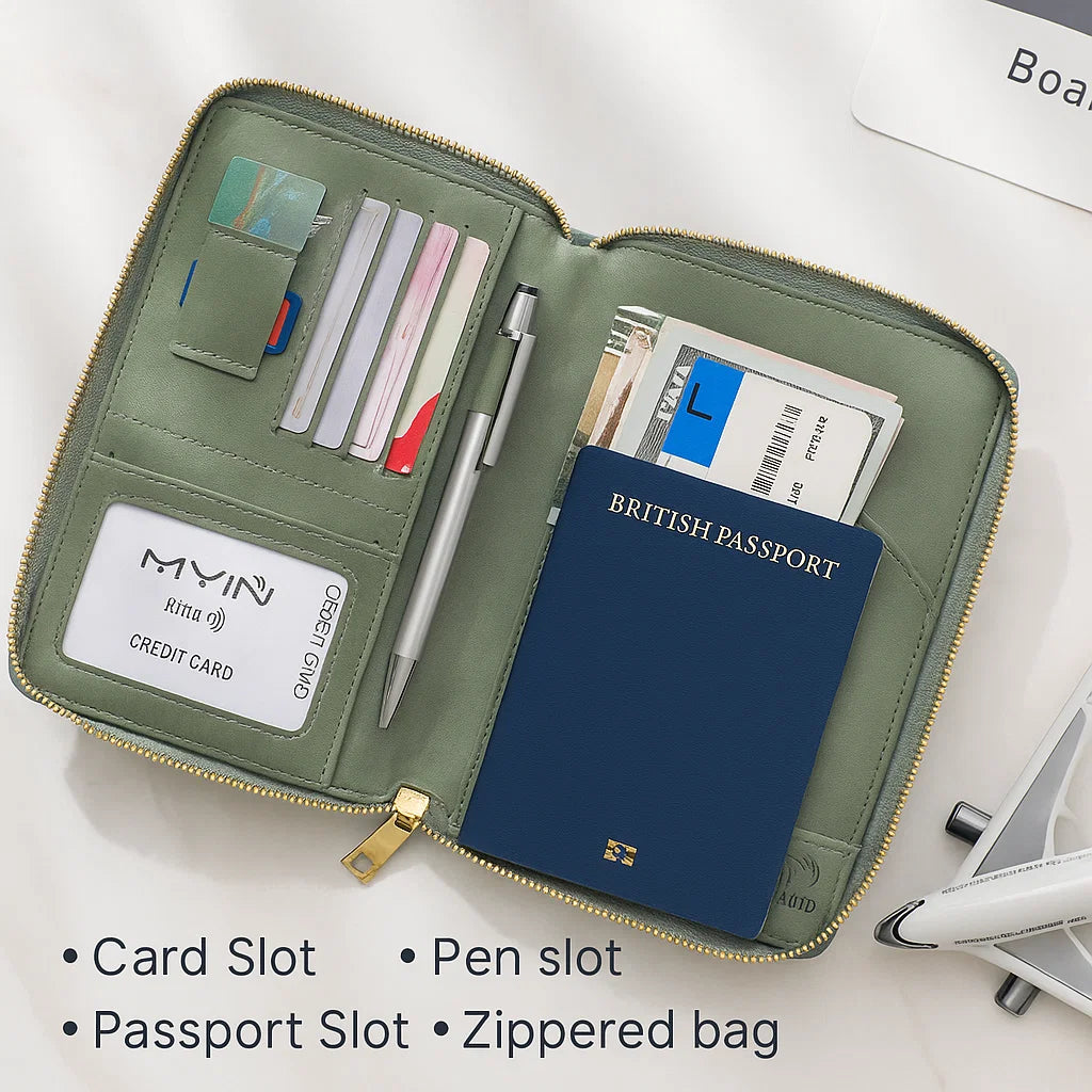 Dalia – Portafoglio Porta Passaporto RFID