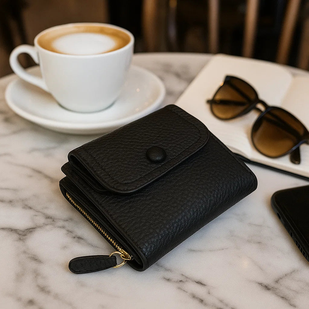 Araceli – Mini Portafoglio da Viaggio con Scatto