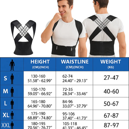 Correttore Posturale Schiena Ergonomico