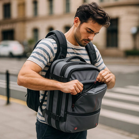 Zaino Uomo 17" con Compressione Vuoto Integrata