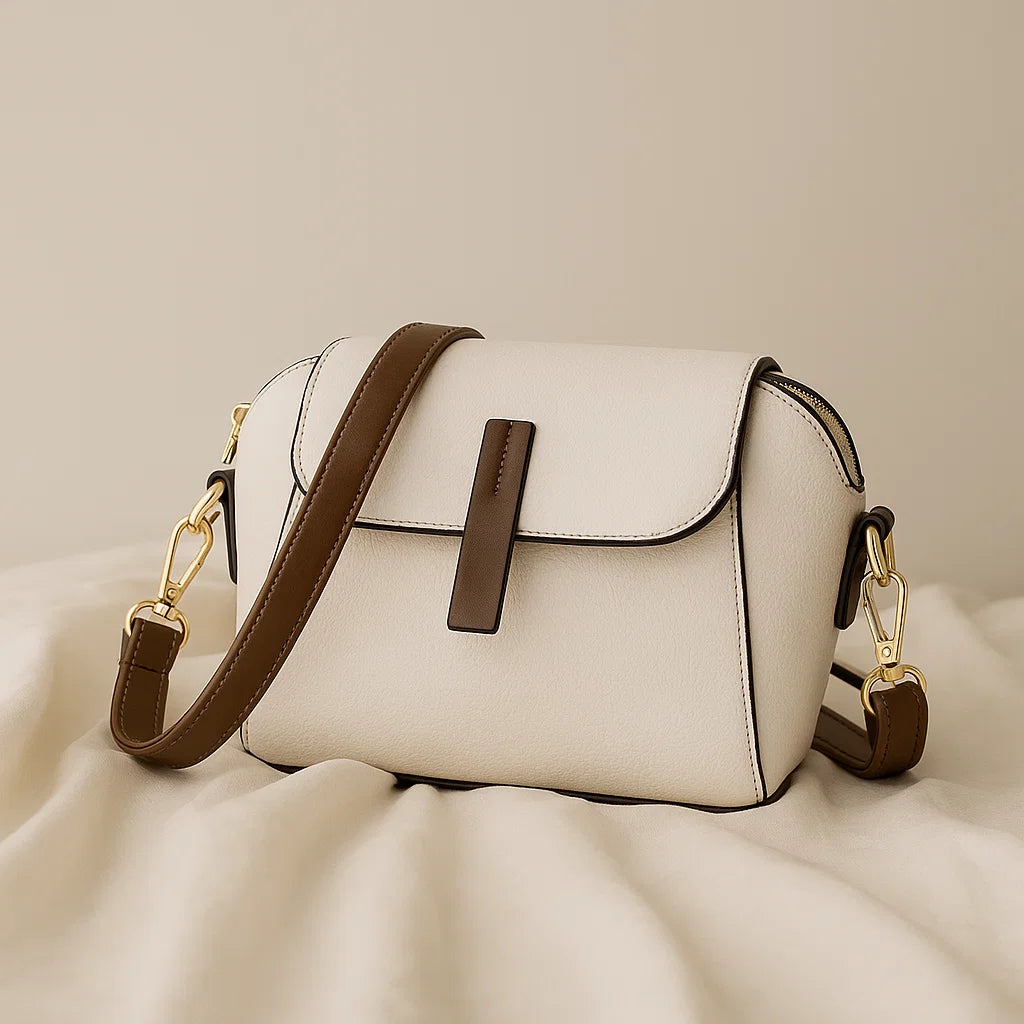 Chaya – Borsa a Tracolla Compatta in Pelle