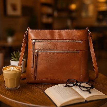 Inverno – Borsa a Tracolla in Pelle Nappa