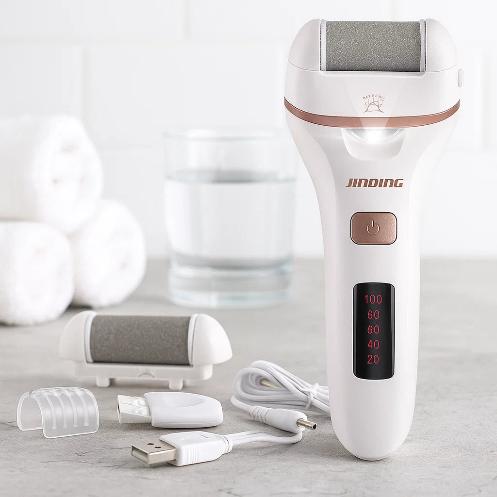 JINDING Rimozione Calli Piedi Elettrica Ricaricabile