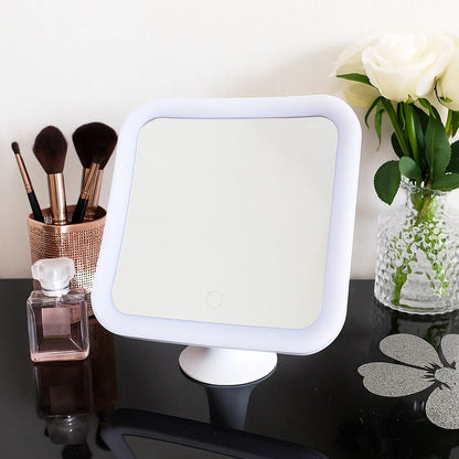 Glowsnap – Specchio Trucco LED con Touch e Ventosa