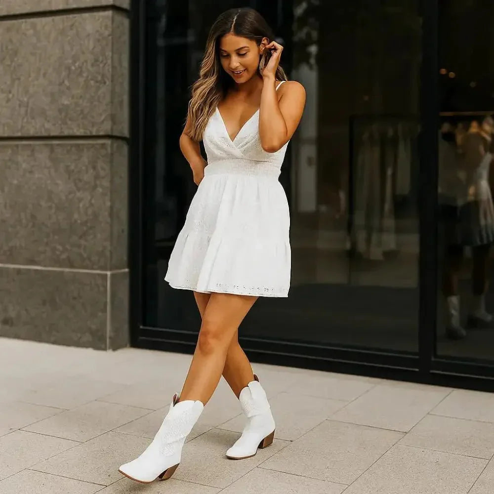 Stivaletti Cowboy Donna - Edizione Limitata - Stile Western