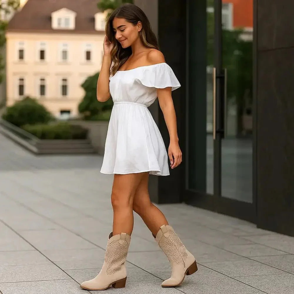 Stivaletti Cowboy Donna - Edizione Limitata - Stile Western