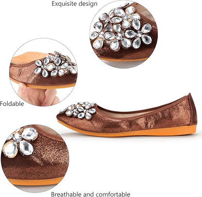 Ballerine Lucide con Zirconi - Eleganza e Comfort