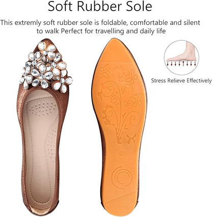 Ballerine Lucide con Zirconi - Eleganza e Comfort